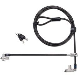 Kensington Slim N17 2.0 Keyed Dual Head Laptop Lock For Wedge-Shaped Slots & Dell Notebooks - Standard Keyed K60508WW