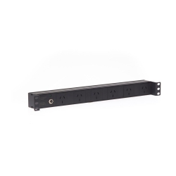 1RU 6 Way Gpo Recessed Rack Mount Pdu Power Rail PDU.6WHGPOR.10A