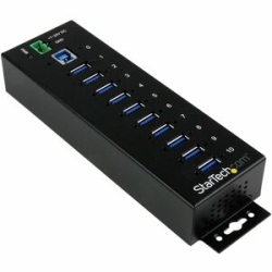 10 Port Industrial USB 3.0 Hub - Metal ST1030USBM