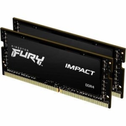 Kingston Fury Impact RAM Module For Notebook - 64 Gb (2 X 32GB) - DDR4-3200/Pc4-25600 DDR4 Sdram - 3200 MHz - CL20 - 1.20 V - 260-pin - Sodimm - Lifetime Warranty KF432S20IBK2/64