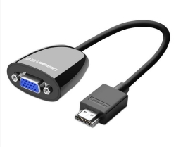Cable Adapter: HDMI(M) To VGA(F) 15cm - Supports 1080P 40253