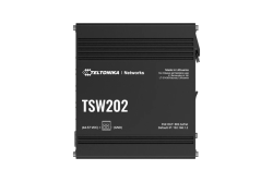 Teltonika | TSW202 | 10 Port Industrial Managed PoE+ Layer 2 Switch With 8 Port PoE+ And 2 Sfp Slots, Layer3 Features ** Psu Not Included ** TT.TSW202