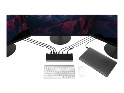 Startech.Com USB-C 4K Dock, Triple Display, DP(2), HDMI, USB(4), USB-C(2), 100W, Ac, 3YR DK30CH2DEP