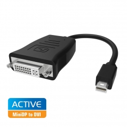 Simplecom Da102 Active Minidp To Dvi Adapter 4k Uhd (thunderbolt And Eyefinity Compatible) Da102