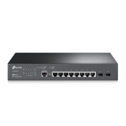 Tp-Link Omada 8-Port Managed Gigabit L2+ Rack Switch, GbE(8), SFP(2), 5YR SG3210