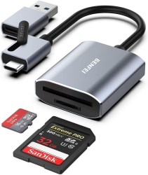 Benfei USB Type-C/Type-A To Sd Tf Card Reader ELEBEN271GY