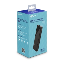 TP-Link UH720 USB 3.0 7-Port Hub With 2 Charging Ports 5V/2.4A 5Gbps Transfer Speeds For IOS And Android Devices UH720