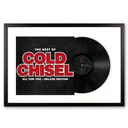 Framed Cold Chisel The Best Of Cold Chisel Double Vinyl Album Art UM-CCCLP003-FD