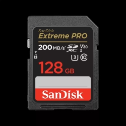 SanDisk Extreme Pro Sdxc, Sdxxd 128GB, V30, U3, C10, Uhs-I, 200MB/s R, 90MB/s W, 4x6, Lifetime Limited SDSDXXD-128G-GN4IN