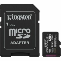 Kingston Canvas Select Plus 128 Gb Class 10/Uhs-I (U1) V10 MicroSDXC - 1 Each - 150 MB/s Read SDCS3/128GB