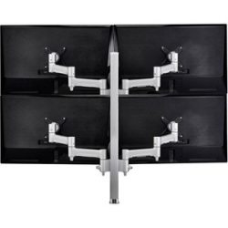 Atdec Quad Desk Mount Silver AWMS-4-4675-H-S