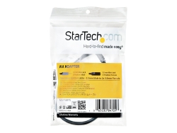 Startech.Com 3.5MM Stereo Splitter Cable, 3-Position To 2X 3-Position, M/F, Ltw MUY1MFFS