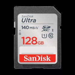 SanDisk Ultra Sdxc, Sdunb 128GB, C10, Uhs-I, 140MB/s R, 4x6, 10Y SDSDUNB-128G-GN6IN