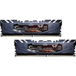G.Skill Flare X RAM Module For Workstation, Motherboard - 32 Gb (2 X 16GB) - DDR4-3200/Pc4-25600 DDR4 Sdram - 3200 MHz - CL16 - 1.35 V - Non-ECC - Unbuffered - 288-pin - Dimm - Lifetime Warranty F4-3200C16D-32GFX