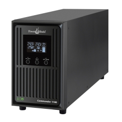 PowerShield Commander 1100VA/990W - 10Amp, Line Interactive Pure Sine Wave Tower UPS With Avr, 2 Aus Sockets, 10A, C13 X 3, 2-year Warranty PSCM1100
