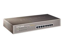 Tp-Link 8-Port Unmanaged Gigabit Desktop/Rackmount Switch, 13" Steel Case, 5YR TL-SG1008