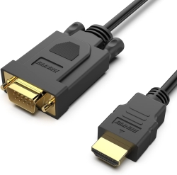 Benfei Hdmi To VGA Male To Male1.8M Cable ELEBEN181BK