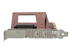 Startech.Com U.2 To PCIe Adapter, PCIe 3.0 X 4 To PCIe/NVMe, For 2.5" U.2 NVMe SSD, 2YR PEX4SFF8639