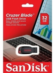 Sandisk Cruzer Blade CZ50 32GB USB Flash Drive (Sdcz50-032G) FUSSAN32GCZ50CB-2