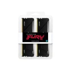 Kingston Fury Beast RAM Module - 32 Gb (2 X 16GB) - Rgb - DDR4-3200/Pc4-25600 DDR4 Sdram - 3200 MHz - CL16 - 1.35 V - Retail - Non-ECC - Unbuffered - 288-pin - Dimm KF432C16BB2AK2/32