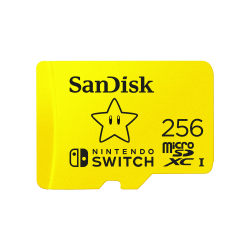 SanDisk 256GB Nintendo-Licensed MicroSD Card For Nintendo Switch Sdsqxao-256G-Gn3Zn FFCSAN256GTFSQXAO100