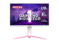 Agon 27" (16:9) Qhd Ips LED, 1MS, 240HZ, G-Sync, HDMI(2), DP(2), USB, Spkr, H/Adj, 3YR AG275QXR