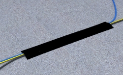 Cable Cover For Carpet 900mm Black 013.012.1041