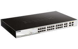 D-link 28-port Gigabit Websmart Poe Switch With 24 Rj45 And 4 Sfp Ports. Poe Budget 370w. Dgs-1210-28mp