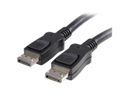 Startech 6 Ft Displayport Cable With Latches - M/m - 2m Dp To Dp Cable Displport6l