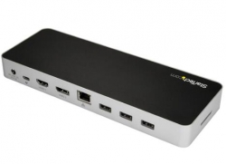 Startech Dual Monitor Usb C Dock - 60w Power Delivery - 4k Dp / Hdmi - Mac / Windows - Laptop Docking