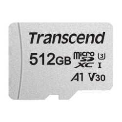 512GB Microsd Uhs-I U3/A1 With Adapter 95Mb/S Perfect For 4K Rec. TS512GUSD300S-A