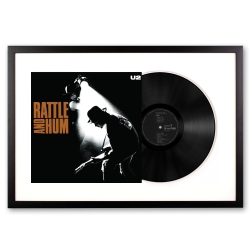 Framed U2 Rattle And Hum - Vinyl Album Art UM-8422991-FD
