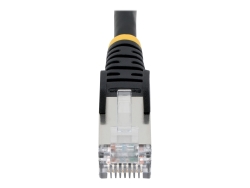 Startech 7M CAT6A Ethernet Cable - Black - Low Smoke Zero Halogen (Lszh) - 10GBE 500MHZ 10 NLBK-7M-CAT6A-PATCH