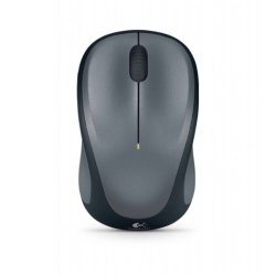 Logitech M235 Wireless Mouse Grey Contoured Design Glossy Comfort Grip Advanced Optical Tracking 1-year Battery Life 910-003384