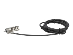 Startech.Com 2M Laptop Cable Lock - Steel Combination Security K-Slot Lock 2YR LTLOCK4D