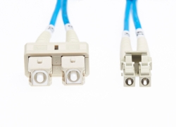 0.5m Lc-Sc OM1 Multimode Fibre Optic Cable | Blue FL.OM1LCSC05MB