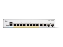 Cisco - Catalyst 1200 8-port Ge, PoE, Ext Ps, 2x1G Combo C1200-8P-E-2G