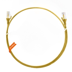 1.5m CAT6 Ultra Thin Lszh Ethernet Network Cable | 50 Pack Yellow 004.004.6004.50PACK