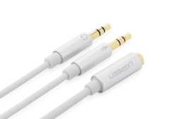 Ugreen 3.5mm Female To 2mm Male Audio Cable - White (20897) ACBUGN20897