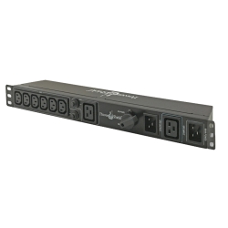 PowerShield Rack Mount Bypass Switch Plus Hot Swap Pdu For 3kVA, 1U, 15Amp Input, Facilitates Safe Maintenance Procedures PSMBS3K