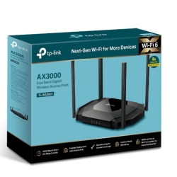 TP-Link Tl-Wa3001 AX3000 Gigabit Wi-Fi 6 Access Point, 3000 Mbps Dual Band WiFi , Passive PoE, Multiple Operation Modes TL-WA3001