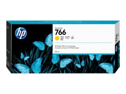 HP 766 300ML Yellow Designjet Ink Cartridge - Xl 3600 P2V91A
