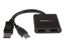Startech.Com DP To 2X DP Adapter, 4K, 3YR MSTDP122DP