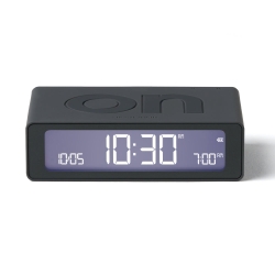 Lexon Flip Mini Reversible Alarm Clock - Grey LD-LR158G3