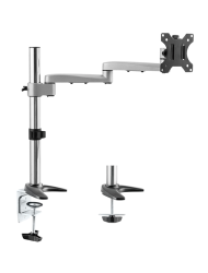 Astrotek Monitor Arm Desk Mount Height Adjustable Stand For Single LCD Display 23.8"-32" 8kg 30° Tilt 180° Swivel 360° Pivot VESA-Ex-demo Box Damage S AT-LCDMOUNT-1