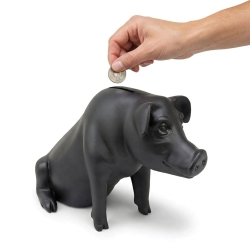 Urban Attitude Piggy Money Box - Matte Black UA-UT170821BLK