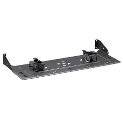 Leviton - E2XHD Rear Cable Manager For Flat Patch Panel LE-E2X1F-CMB