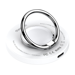 Choetech T603-F Ring Holder And Magnetic 15W Wireless Charger For Phone/airPod/iWatch ELECHOT603F