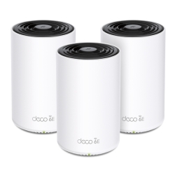 (CH)TP-Link Deco XE75 AXE5400 Tri-Band Mesh Wi-Fi 6E System(3-pack) 574 Mbps At 2.4 GHz + 2402 Mbps At 5 GHz + 2402 Mbps At 6 GHz Deco XE75(3-pack)