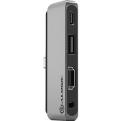 Alogic USB- C Anchor HDMI Hub - USB-A USB 2.0 USB-C Pd 60W 3.5MM Audio Jack HDMI 4K30HZ UCANCHD